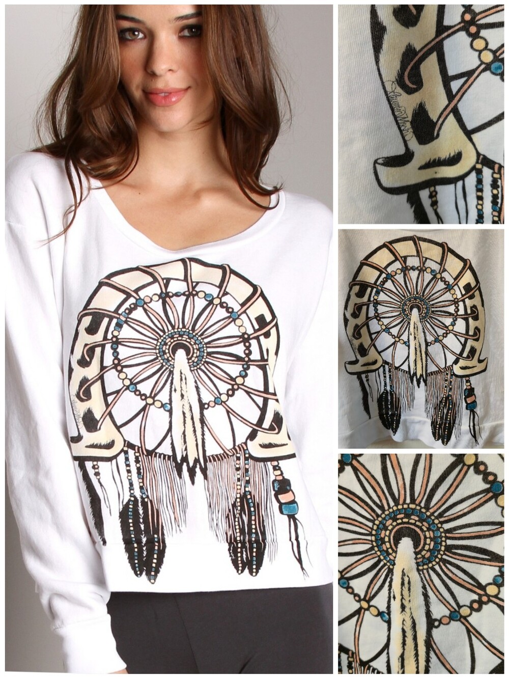 Lauren Moshi RARE Dreamcatcher sweatshirt